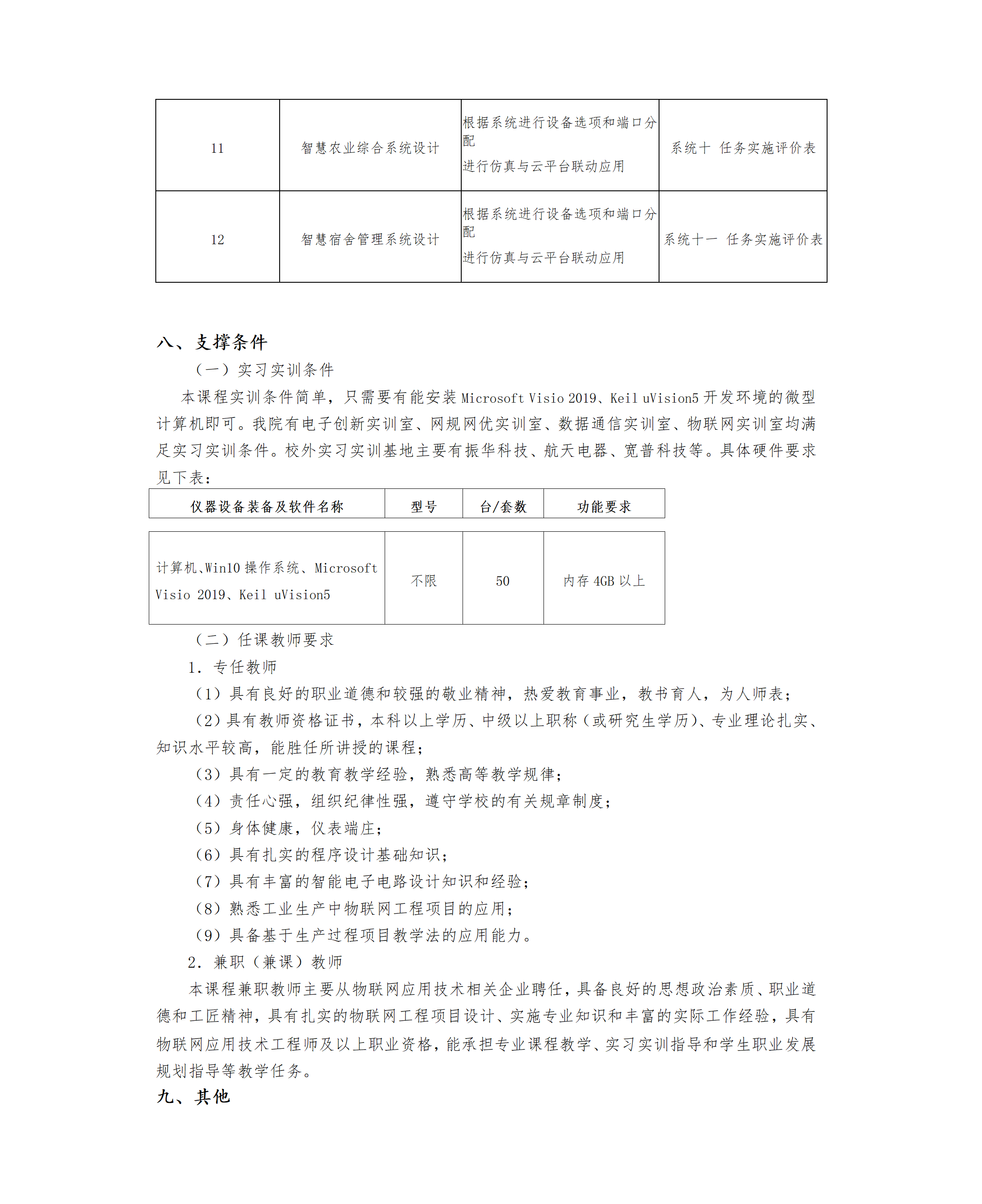 《物联网智能系统设计基础》课程标准_01(4).png